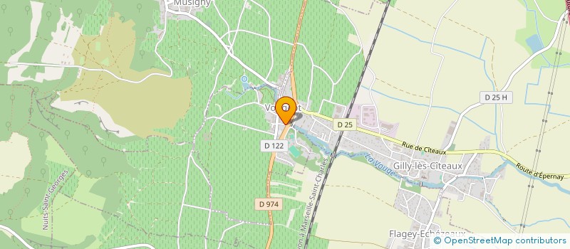 localisation de l'entreprise POUR L INSCRIPTION DES CLIMATS DU VIGNOBLE DE BOURGOGNE AU PATRIMOINE MONDIAL DE L UNESCO  VOUGEOT