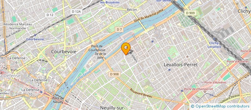 localisation de l'entreprise POUR L'INTERIEUR  NEUILLY-SUR-SEINE