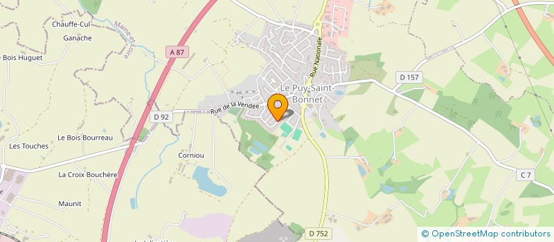 localisation de l'entreprise POUR L(O)UIS à CHOLET