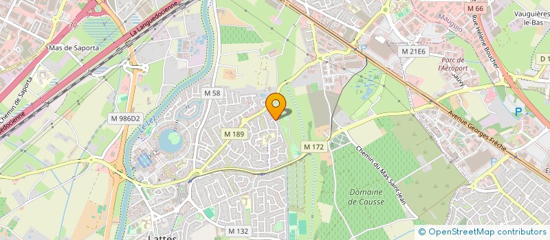 localisation de l'entreprise POUR L'ORIENTATION POSITIVE à LATTES