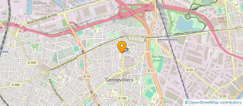 localisation de l'entreprise POUR LA CULTURE à GENNEVILLIERS