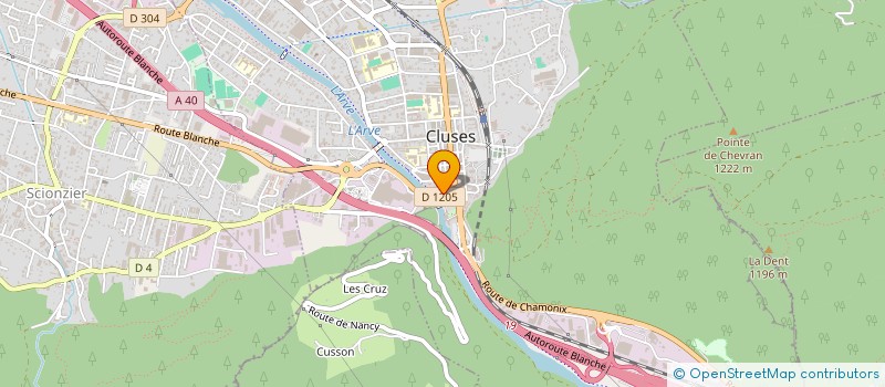 localisation de l'entreprise POUR LA DEFENSE DE NOS ENFANTS à CLUSES