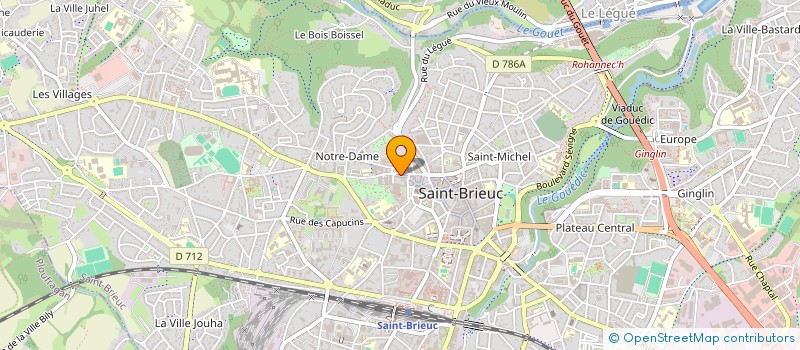 localisation de l'entreprise POUR LA DEFENSE ET L INTERET DES BOULANGERS à SAINT-BRIEUC