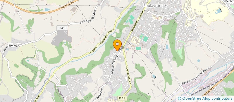 localisation de l'entreprise POUR LA FIDELITE AU SOUVENIR DU GENERAL DE GAULLE  FOULAYRONNES