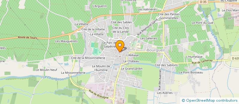localisation de l'entreprise POUR LA FORMATION MEDICALE DU BOURGUEILLOIS à BOURGUEIL