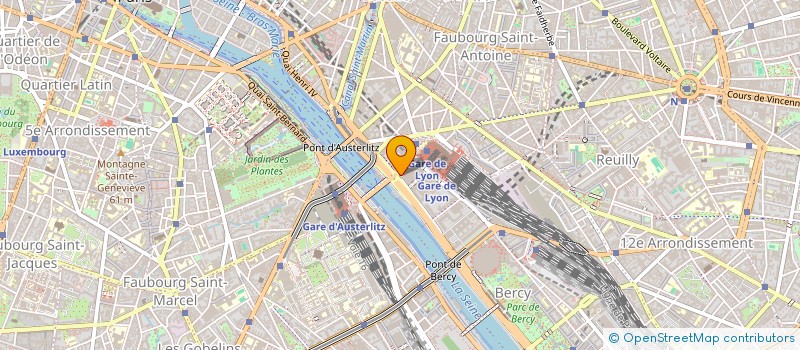 localisation de l'entreprise POUR LA GESTION DU RIE CENTRAL SEINE  PARIS