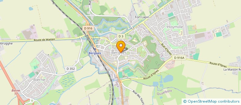 localisation de l'entreprise POUR LA MEMOIRE DE LA DIVISION LECLERC EN FLANDRE - COTE D'OPALE  BERGUES