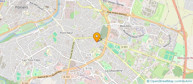 localisation de l'entreprise POUR LA PAIX EN SYRIE (PPS) à POITIERS