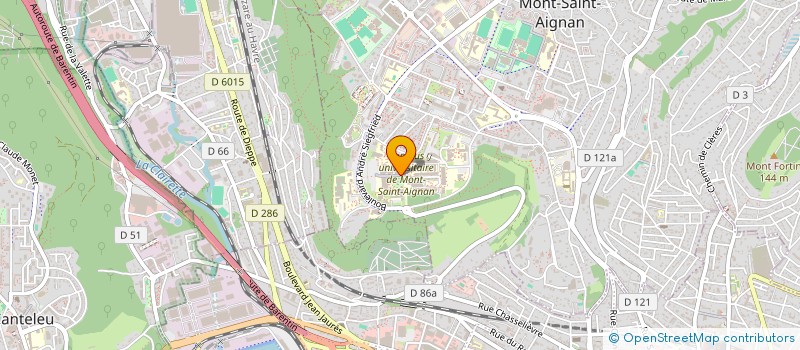 localisation de l'entreprise POUR LA PRISE EN CHARGE DE L'OBESITE PEDIATRIQUE EN HAUTE-NORMANDIE à MONT-SAINT-AIGNAN
