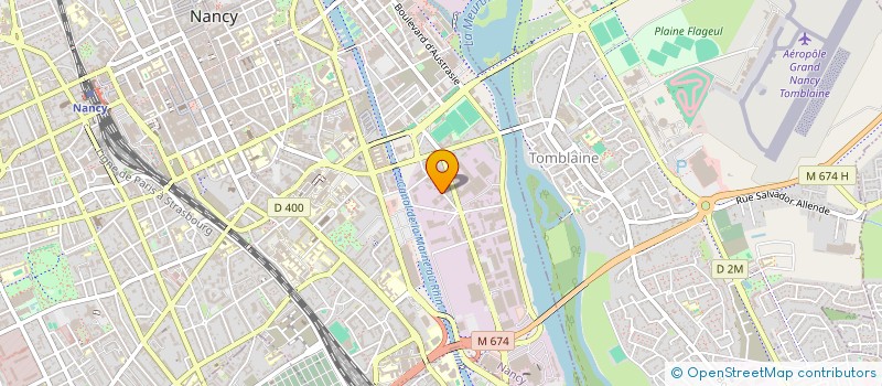 localisation de l'entreprise POUR LA PROMO ACTIONS MEDICO SOCIALES à NANCY