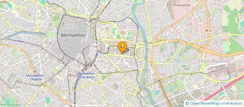 localisation de l'entreprise POUR LA PROMOTION ACTIVITE ECONO INDUSTR à MONTPELLIER