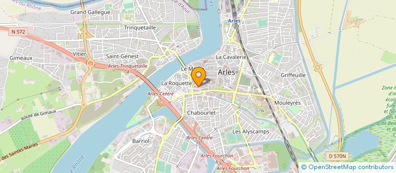 localisation de l'entreprise POUR LA PROMOTION DE LA TRADUCTION LTTERAIRE à ARLES