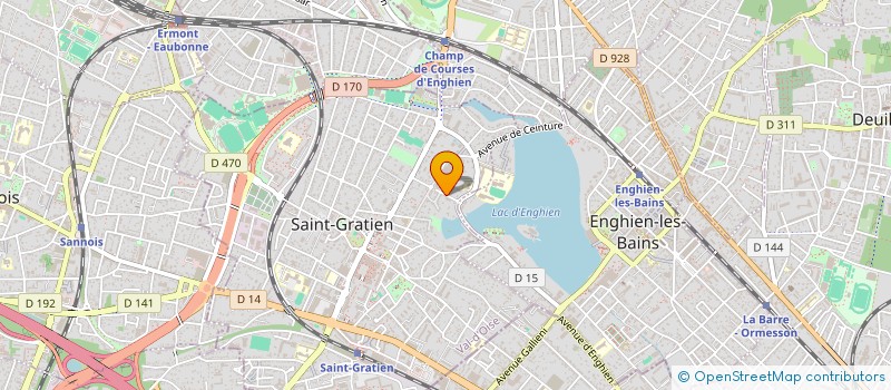 localisation de l'entreprise POUR LA PROMOTION DU COMMERCE EQUITABLE EN VAL D OISE  SAINT-GRATIEN