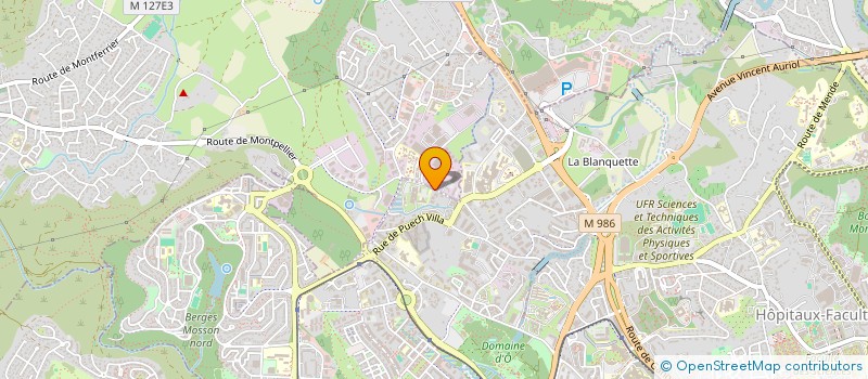 localisation de l'entreprise POUR LA PROTECTION D'ADULTE à MONTPELLIER