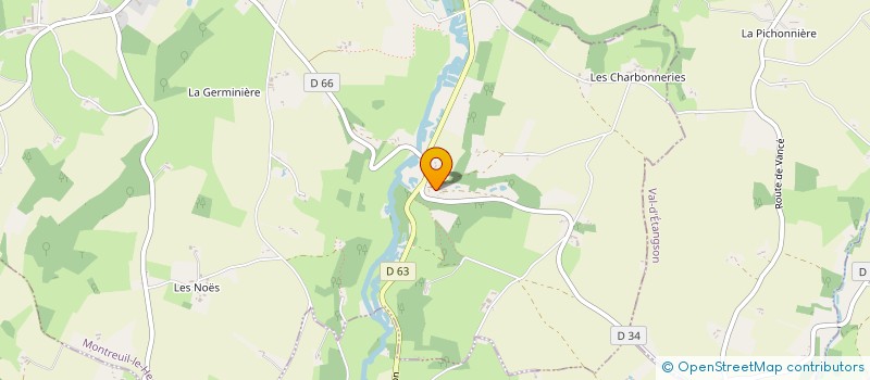 localisation de l'entreprise POUR LA PROTECTION DU CADRE DE VIE ET DE LA BIODIVERSITE AUTOUR DE BERCE  SAINT-PIERRE-DU-LOROUER