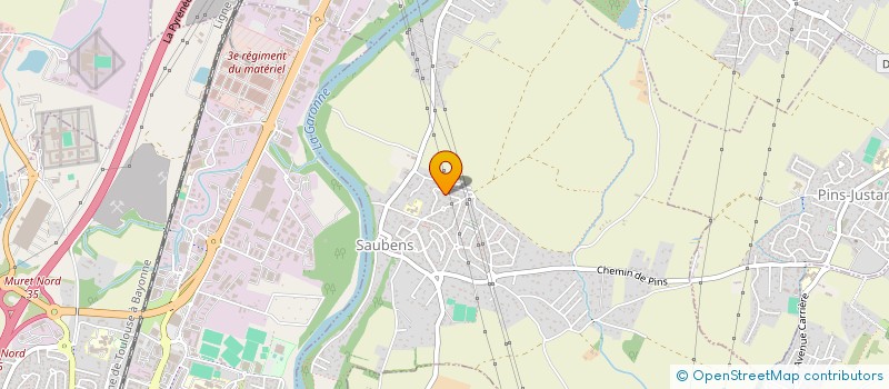 localisation de l'entreprise POUR LA RECHERCHE EN NEPHROLOGIE ET LA TRANSPLANTATION D'ORGANES  SAUBENS