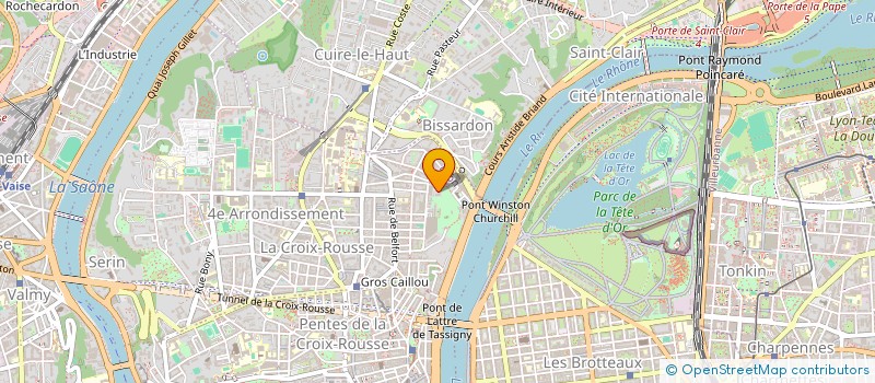 localisation de l'entreprise POUR LA REPUBLIQUE SOCIALE-RHONE à LYON