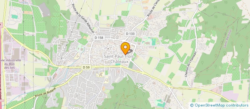 localisation de l'entreprise POUR LA SOLIDARITE ET LA CULTURE  SAINT-PAUL-TROIS-CHATEAUX