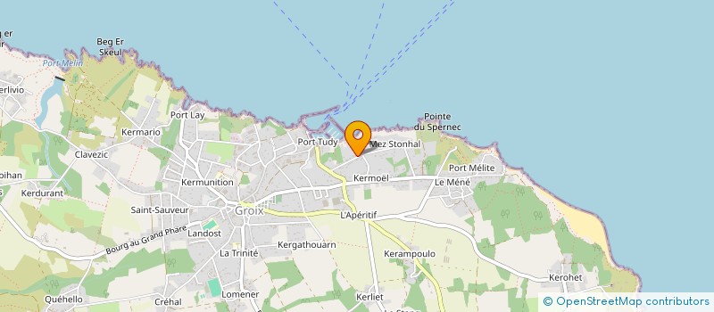 localisation de l'entreprise POUR LA VIE DE L ECOMUSEE DE GROIX à GROIX