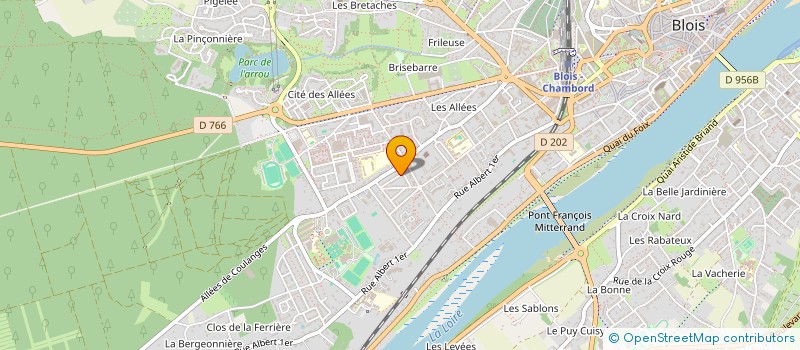 localisation de l'entreprise POUR LE BONHEUR D'UN ENFANT à BLOIS