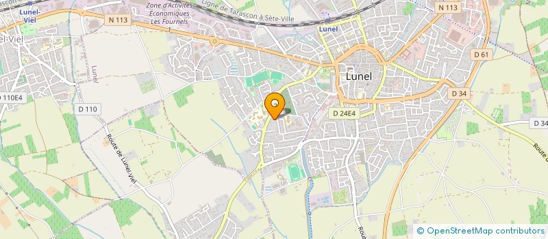 localisation de l'entreprise POUR LE CANAL DE LUNEL à LUNEL