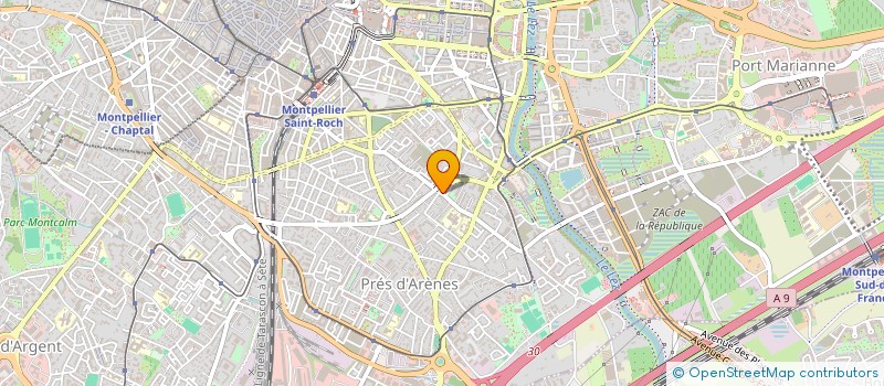 localisation de l'entreprise POUR LE DEVELOPPEMENT D INTERNET DEVENET à MONTPELLIER