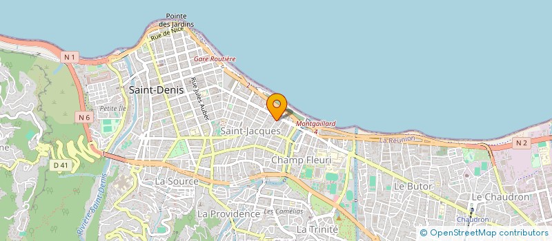 localisation de l'entreprise POUR LE DEVELOPPEMENT DE L ENVIRONNEMENT à SAINT-DENIS