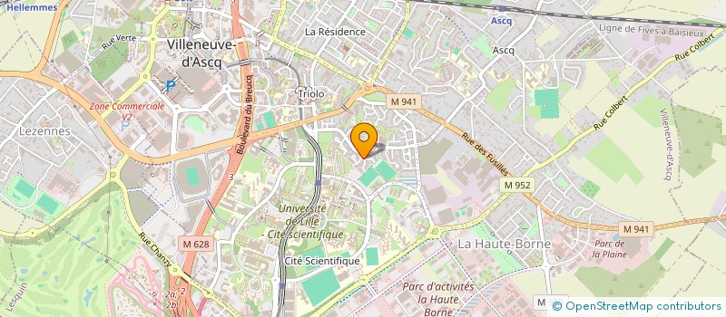localisation de l'entreprise POUR LE DEVELOPPEMENT DES RELATIONS HUMAINES DANS LES CHAMPS DE L'EDUCATION ET DE LA FORMATION à VILLENEUVE-D'ASCQ