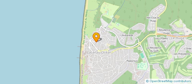 localisation de l'entreprise POUR LE DIRE  LACANAU