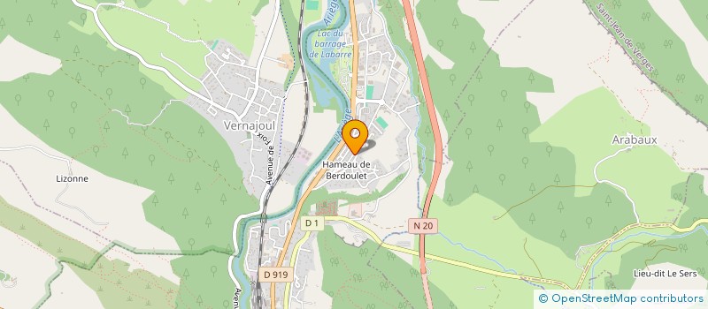 localisation de l'entreprise POUR LE DON D ORGANES ET TISSUS HUMAINS DE L ARIEGE à FOIX