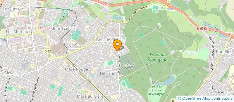 localisation de l'entreprise POUR LE FUTUR à LE HAVRE