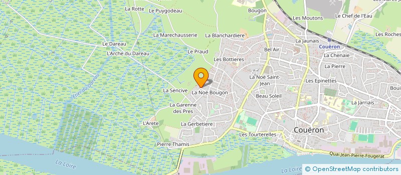 localisation de l'entreprise POUR LE MAINTIEN LIBERTE FONCIER à COUERON