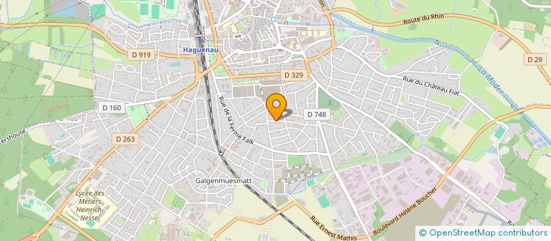 localisation de l'entreprise POUR LE PLAISIR  HAGUENAU