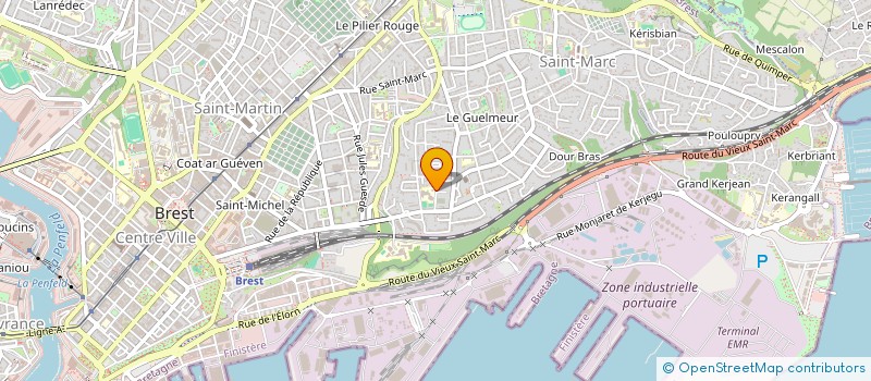 localisation de l'entreprise POUR LE SOURIRE D'ENORA à BREST
