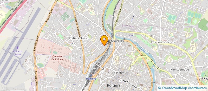 localisation de l'entreprise POUR LE SOURIRE D'UN ENFANT à POITIERS