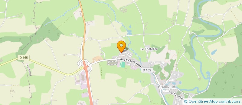 localisation de l'entreprise POUR LE SOURIRE DE CHLOE à CHAILLAND