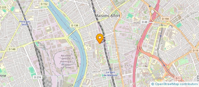 localisation de l'entreprise POUR LE SOURIRE DE KARMA à ALFORTVILLE
