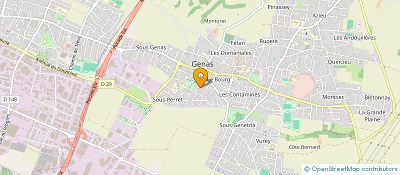 localisation de l'entreprise POUR LE SOURIRE DE LYLY à GENAS