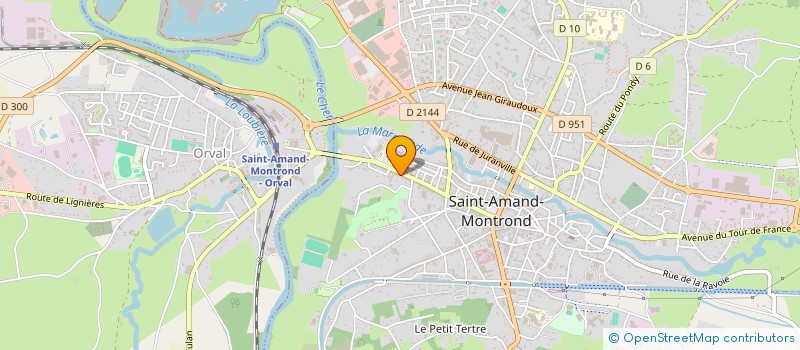 localisation de l'entreprise POUR LEONIE  SAINT-AMAND-MONTROND
