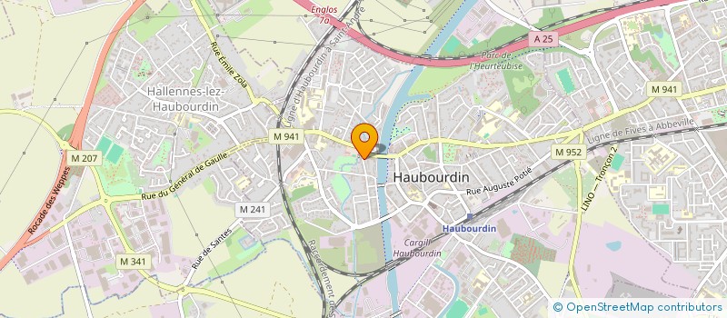 localisation de l'entreprise POUR LES ALTERNATIVES AU NATUREL, POUR LA LIBERTE D'INFORMATION  HAUBOURDIN