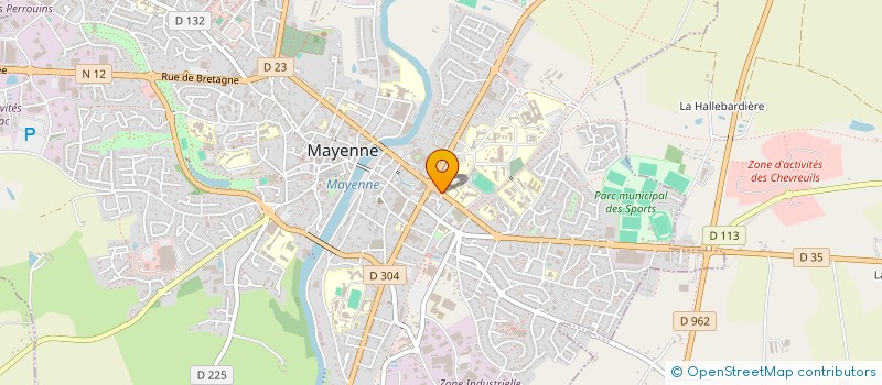 localisation de l'entreprise POUR LES BEAUX YEUX DE JULIETTE à MAYENNE