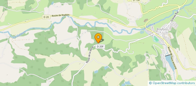 localisation de l'entreprise POUR LES CHAMBARAN SANS CENTER PARCS  ROYBON