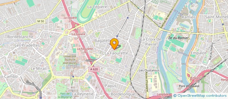 localisation de l'entreprise POUR LES COLLEGIENS DE STENDHAL à TOULOUSE