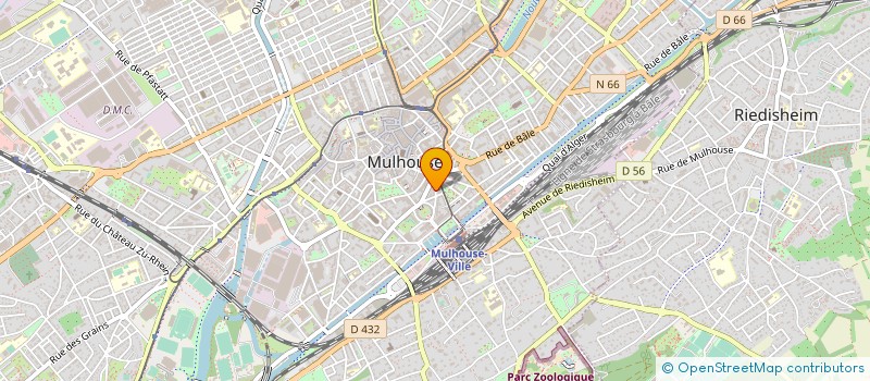 localisation de l'entreprise POUR LES FILLES... à MULHOUSE