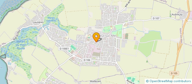 localisation de l'entreprise POUR LES FILLES  NIEUL-SUR-MER