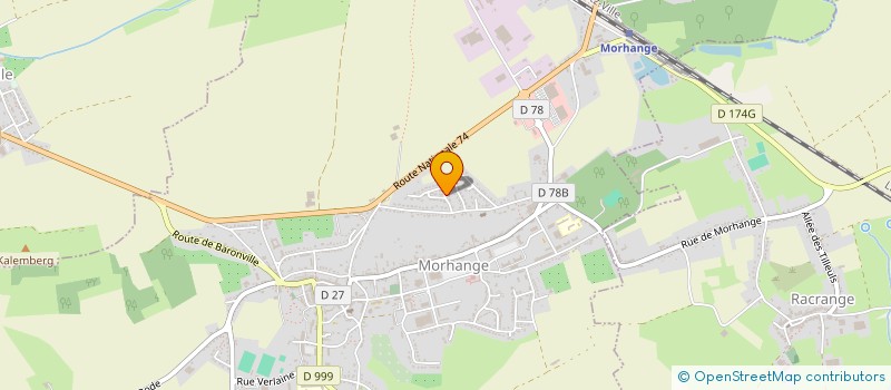 localisation de l'entreprise POUR LES PAS DE LUCAS  MORHANGE