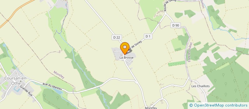 localisation de l'entreprise POUR LES PLAISIRS DE NONO  MONTFEY