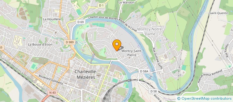localisation de l'entreprise POUR LIRE ET ECRIRE EN ARDENNES à CHARLEVILLE-MEZIERES