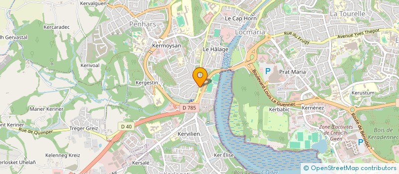 localisation de l'entreprise POUR LOIG à QUIMPER