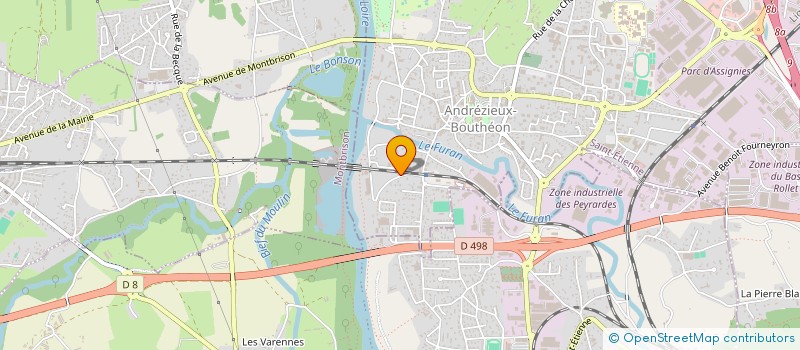 localisation de l'entreprise POUR MIEUX VIVRE, JARDINONS ENSEMBLE  ANDREZIEUX-BOUTHEON